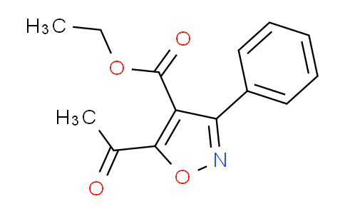 CAS No. 129663-15-6, Ethyl 5-acetyl-3-phenylisoxazole-4-carboxylate