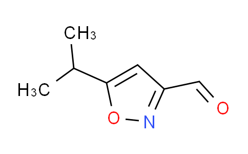 CAS No. 123770-61-6, 5-(propan-2-yl)-1,2-oxazole-3-carbaldehyde