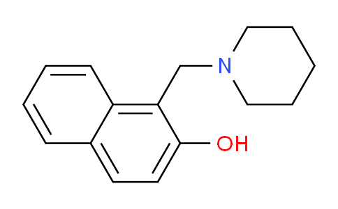 CAS No. 5342-95-0, 1-(Piperidin-1-ylmethyl)-2-naphthol