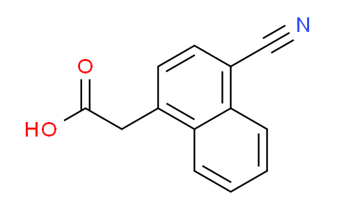 CAS No. 68634-82-2, 2-(4-cyanonaphthalen-1-yl)acetic acid