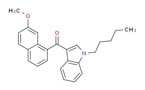 CAS No. 824961-61-7, (7-methoxynaphthalen-1-yl)(1-pentyl-1H-indol-3-yl)methanone
