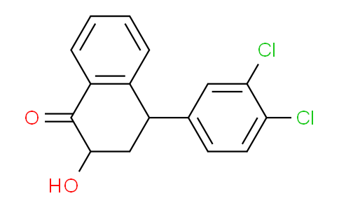 CAS No. 124345-10-4, 4-(3,4-dichlorophenyl)-2-hydroxy-3,4-dihydro-2h-naphthalen-1-one