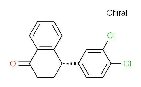 CAS No. 124379-29-9, (S)-4-(3,4-dichlorophenyl)-3,4-dihydronaphthalen-1(2H)-one