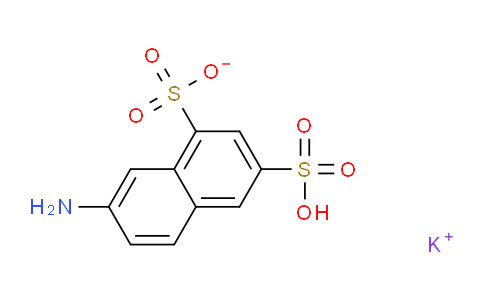CAS No. 842-15-9, potassium 7-amino-3-sulfonaphthalene-1-sulfonate