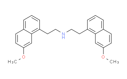 CAS No. 1385018-57-4, bis(2-(7-methoxynaphthalen-1-yl)ethyl)amine
