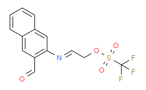 CAS No. 128651-50-3, 2-((3-Formylnaphthalen-2-yl)imino)ethyl trifluoromethanesulfonate