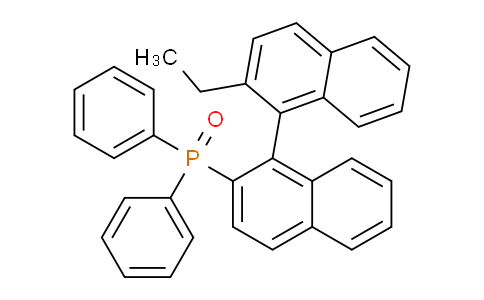CAS No. 137769-29-0, (2'-ethyl-[1,1'-binaphthalen]-2-yl)diphenylphosphine oxide