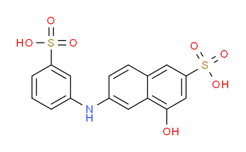 CAS No. 25251-42-7, 4-hydroxy-6-((3-sulfophenyl)amino)naphthalene-2-sulfonic acid