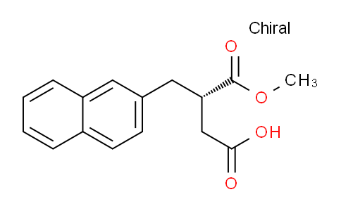 CAS No. 220497-75-6, (S)-4-Methoxy-3-(naphthalen-2-ylmethyl)-4-oxobutanoic acid