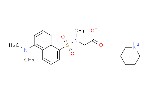 CAS No. 72517-44-3, piperidin-1-ium N-((5-(dimethylamino)naphthalen-1-yl)sulfonyl)-N-methylglycinate