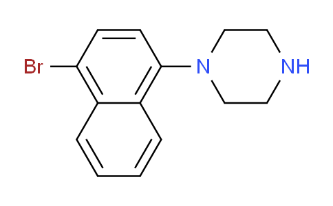 CAS No. 850650-46-3, 1-(4-Bromonaphthalen-1-yl)piperazine
