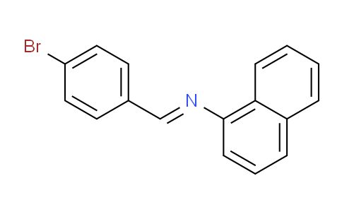 CAS No. 116401-74-2, N-(4-Bromobenzylidene)naphthalen-1-amine