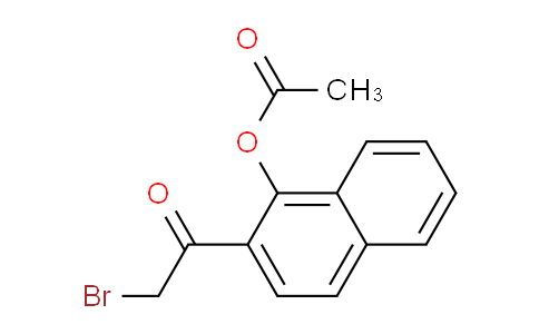 CAS No. 828276-32-0, 2-(2-Bromoacetyl)naphthalen-1-yl acetate