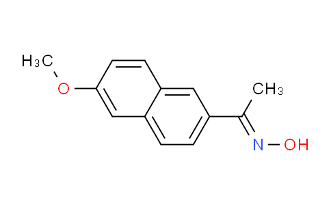 CAS No. 3893-38-7, 1-(6-Methoxynaphthalen-2-yl)ethanone oxime