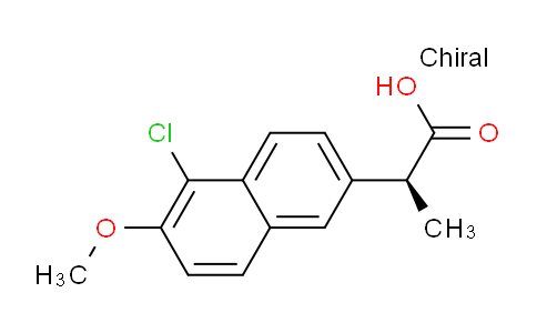 CAS No. 89617-86-7, (S)-2-(5-Chloro-6-methoxynaphthalen-2-yl)propanoic acid