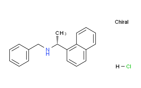 CAS No. 163831-65-0, (R)-N-Benzyl-1-(naphthalen-1-yl)ethanamine hydrochloride