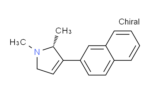 CAS No. 823178-89-8, (R)-1,2-Dimethyl-3-(naphthalen-2-yl)-2,5-dihydro-1H-pyrrole