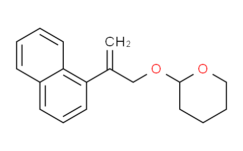 CAS No. 853401-63-5, 2-((2-(Naphthalen-1-yl)allyl)oxy)tetrahydro-2H-pyran