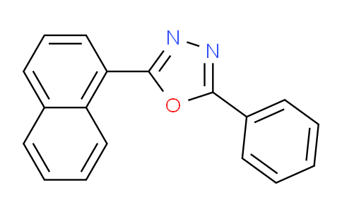CAS No. 897-18-7, 2-(Naphthalen-1-yl)-5-phenyl-1,3,4-oxadiazole