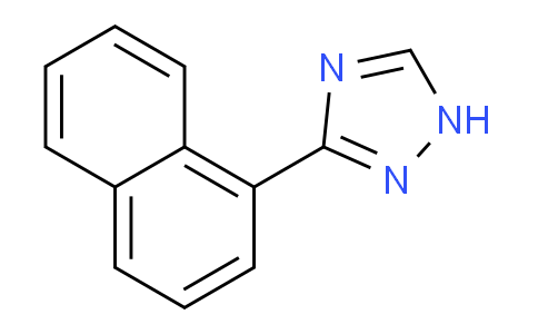 CAS No. 1998216-02-6, 3-(Naphthalen-1-yl)-1H-1,2,4-triazole