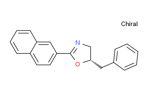 CAS No. 1245618-53-4, (S)-5-Benzyl-2-(naphthalen-2-yl)-4,5-dihydrooxazole