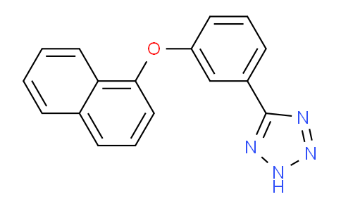 CAS No. 1314406-47-7, 5-[3-(1-Naphthyloxy)phenyl]-2H-tetrazole