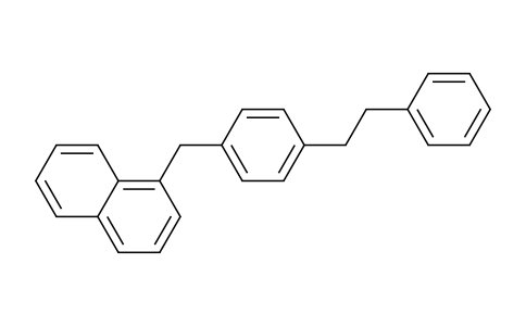 CAS No. 127833-53-8, 1-(4-Phenethylbenzyl)naphthalene