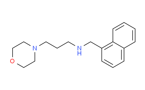 CAS No. 626207-99-6, 3-Morpholino-N-(naphthalen-1-ylmethyl)propan-1-amine