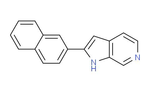 CAS No. 40068-81-3, 2-(Naphthalen-2-yl)-1H-pyrrolo[2,3-c]pyridine