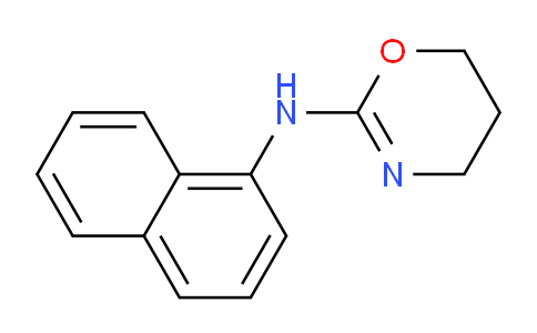 CAS No. 100869-95-2, N-(Naphthalen-1-yl)-5,6-dihydro-4H-1,3-oxazin-2-amine