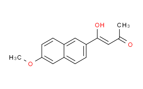 CAS No. 73356-31-7, 4-Hydroxy-4-(6-methoxynaphthalen-2-yl)but-3-en-2-one