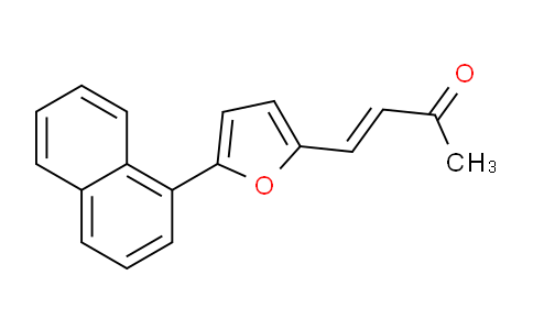 CAS No. 923037-28-9, (E)-4-(5-(Naphthalen-1-yl)furan-2-yl)but-3-en-2-one