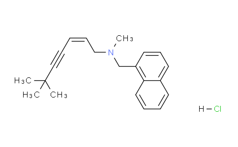 CAS No. 176168-78-8, (Z)-N,6,6-Trimethyl-N-(naphthalen-1-ylmethyl)hept-2-en-4-yn-1-amine hydrochloride