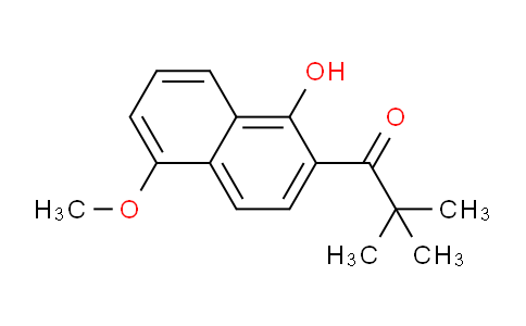 CAS No. 92920-82-6, 1-(1-Hydroxy-5-methoxynaphthalen-2-yl)-2,2-dimethylpropan-1-one