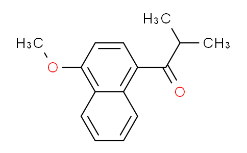 CAS No. 36198-81-9, 1-(4-Methoxynaphthalen-1-yl)-2-methylpropan-1-one