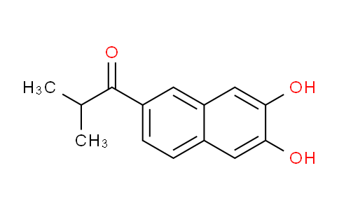 CAS No. 404964-94-9, 1-(6,7-Dihydroxynaphthalen-2-yl)-2-methylpropan-1-one