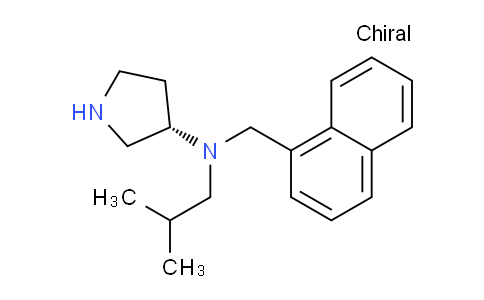 CAS No. 820982-68-1, (S)-N-Isobutyl-N-(naphthalen-1-ylmethyl)pyrrolidin-3-amine