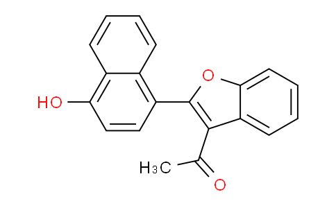 CAS No. 61639-35-8, 1-(2-(4-Hydroxynaphthalen-1-yl)benzofuran-3-yl)ethanone