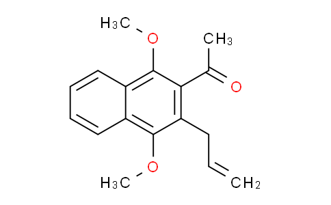 CAS No. 81418-45-3, 1-(3-Allyl-1,4-dimethoxynaphthalen-2-yl)ethanone