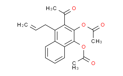 CAS No. 89510-01-0, 3-Acetyl-4-allylnaphthalene-1,2-diyl diacetate