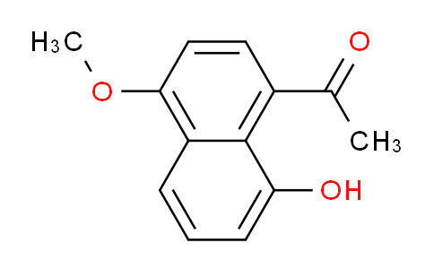 CAS No. 64725-91-3, 1-(8-Hydroxy-4-methoxynaphthalen-1-yl)ethanone