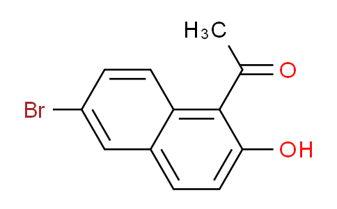 CAS No. 33828-91-0, 1-(6-Bromo-2-hydroxynaphthalen-1-yl)ethanone