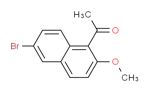CAS No. 169295-55-0, 1-(6-Bromo-2-methoxynaphthalen-1-yl)ethanone