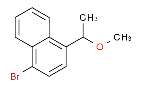 CAS No. 1394023-11-0, 1-Bromo-4-(1-methoxyethyl)naphthalene