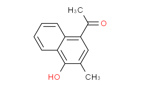 CAS No. 158749-38-3, 1-(4-Hydroxy-3-methylnaphthalen-1-yl)ethanone