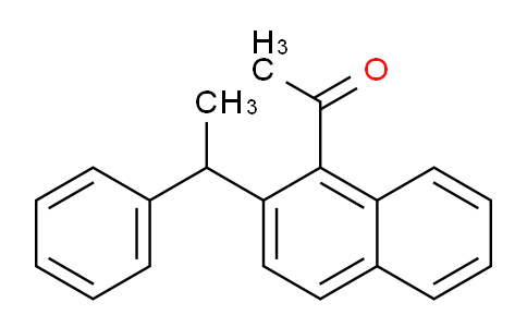 CAS No. 926031-34-7, 1-(2-(1-Phenylethyl)naphthalen-1-yl)ethanone
