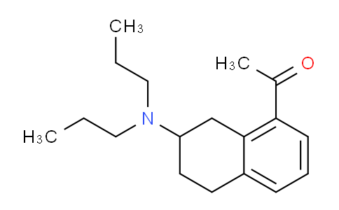 CAS No. 140221-50-7, 1-(7-(Dipropylamino)-5,6,7,8-tetrahydronaphthalen-1-yl)ethanone