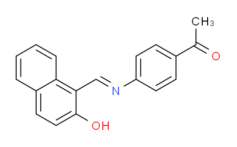 CAS No. 86108-12-5, 1-(4-(((2-Hydroxynaphthalen-1-yl)methylene)amino)phenyl)ethanone