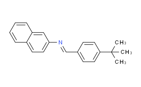 CAS No. 292644-18-9, N-(4-(tert-Butyl)benzylidene)naphthalen-2-amine