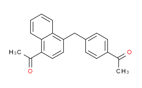CAS No. 819077-61-7, 1-(4-(4-Acetylbenzyl)naphthalen-1-yl)ethanone